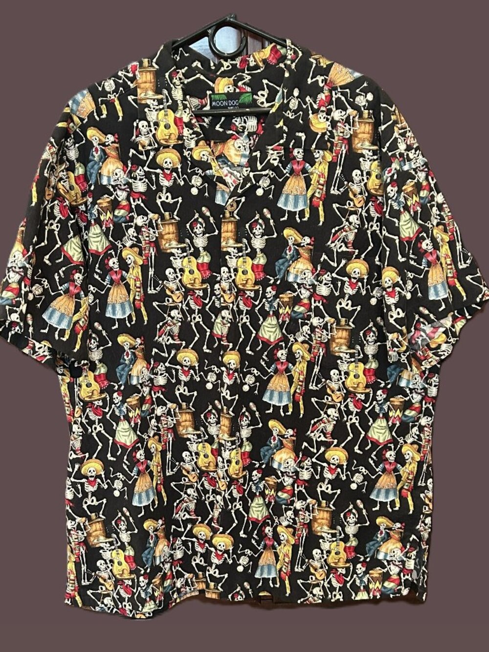 Moon Dog Shirt Co. DAY OF THE DEAD Camp shirt